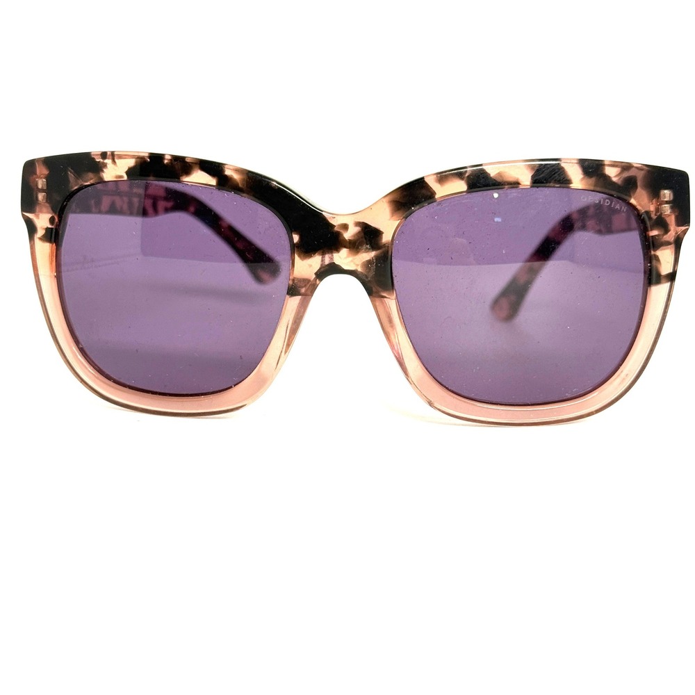 Obsidian Frame 10 Sunglasses Pink Tortoise Purple Lens‎ OB10024N 52-19-145 B1712